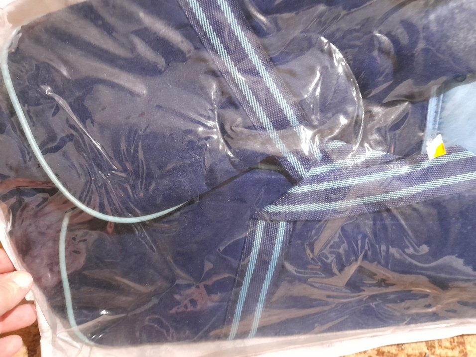 Lacivert  bebek ana kucağı - Görsel 5