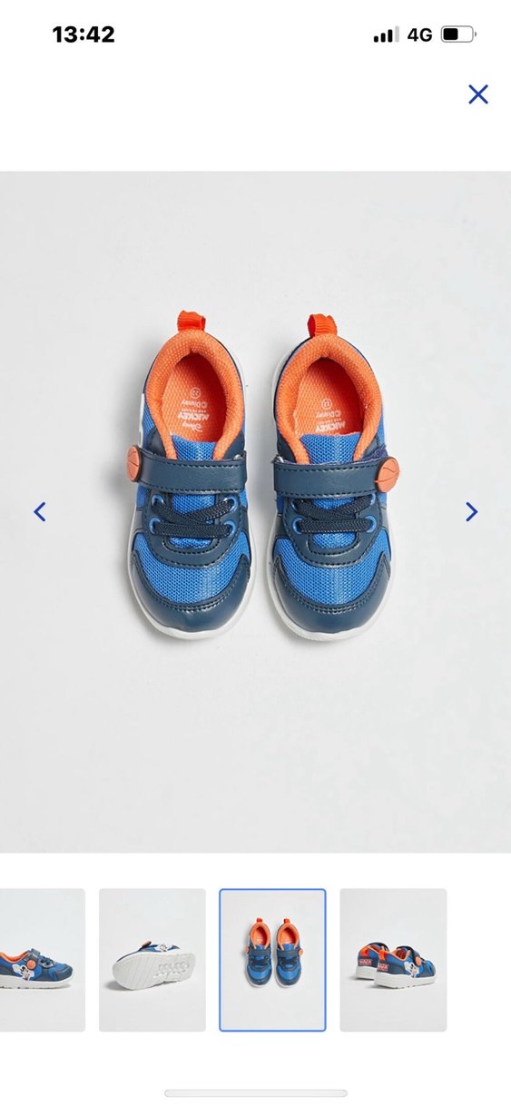 Mickey Baskılı Erkek Çocuk Spor Ayakkabı - Görsel 2