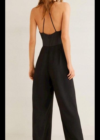 Siyah Kadın Uzun Tulum - Görsel 3