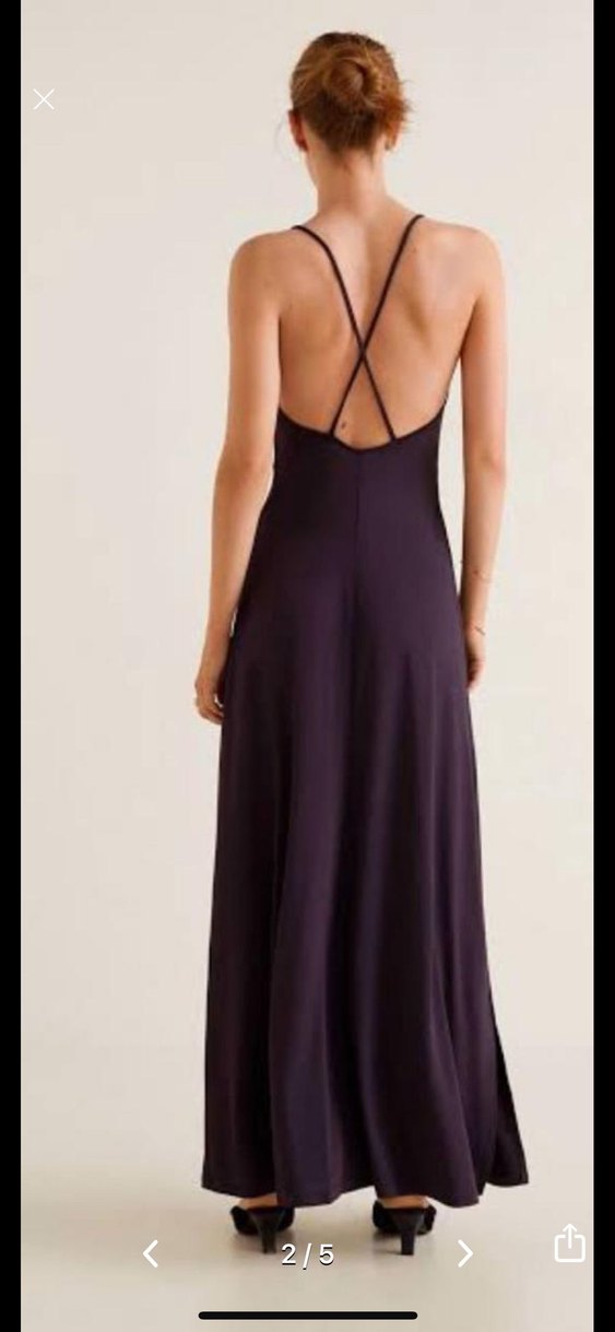 Mango Uzun gece Elbisesi - Görsel 2