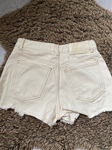 xs Beden camel Renk Pull&Bear denim şort