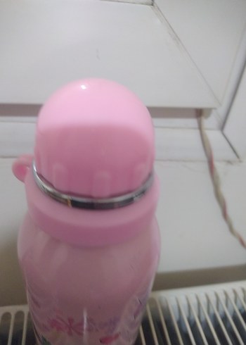 Pembe Unicorn Desenli Çocuk Termos - Görsel 3