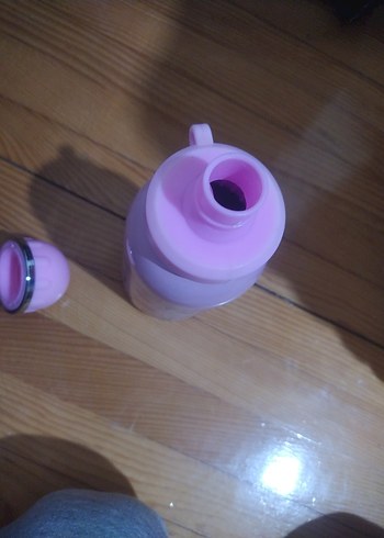 Pembe Unicorn Desenli Çocuk Termos - Görsel 4