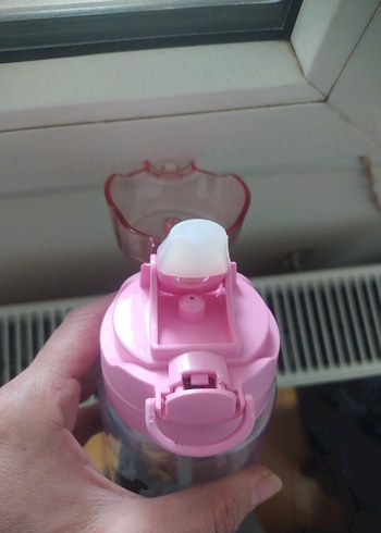 Kuromi Temalı Pembe Su Matarası - Görsel 4