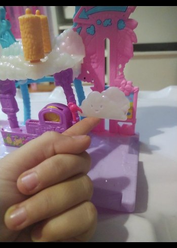 Pastel Pembe Pollypocket evi - Görsel 5