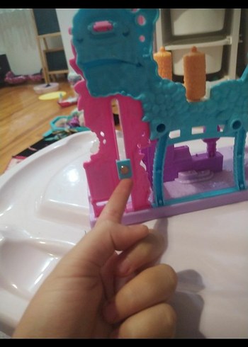 Pastel Pembe Pollypocket evi - Görsel 4