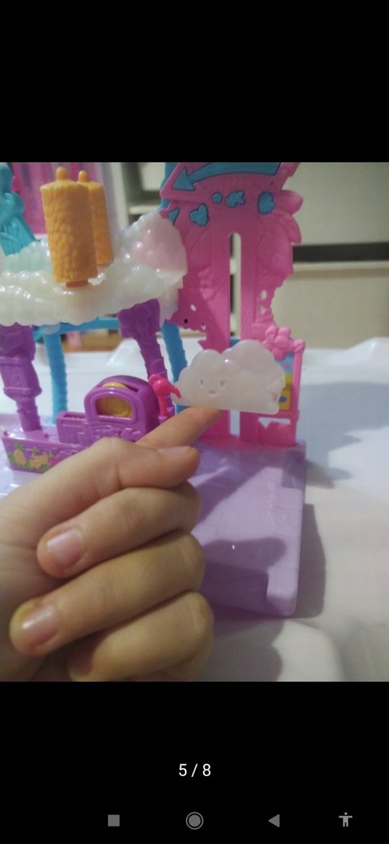 Pastel Pembe Pollypocket evi - Görsel 5