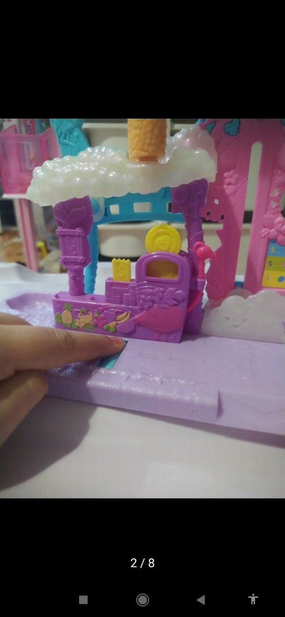 Pastel Pembe Pollypocket evi - Görsel 2