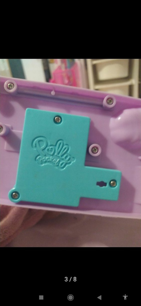 Pastel Pembe Pollypocket evi - Görsel 3