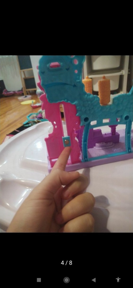 Pastel Pembe Pollypocket evi - Görsel 4