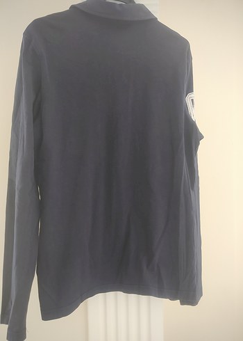 Lacivert Erkek Uzun Kollu Polo Tişört - Görsel 7