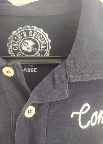 Lacivert Erkek Uzun Kollu Polo Tişört - Görsel 5