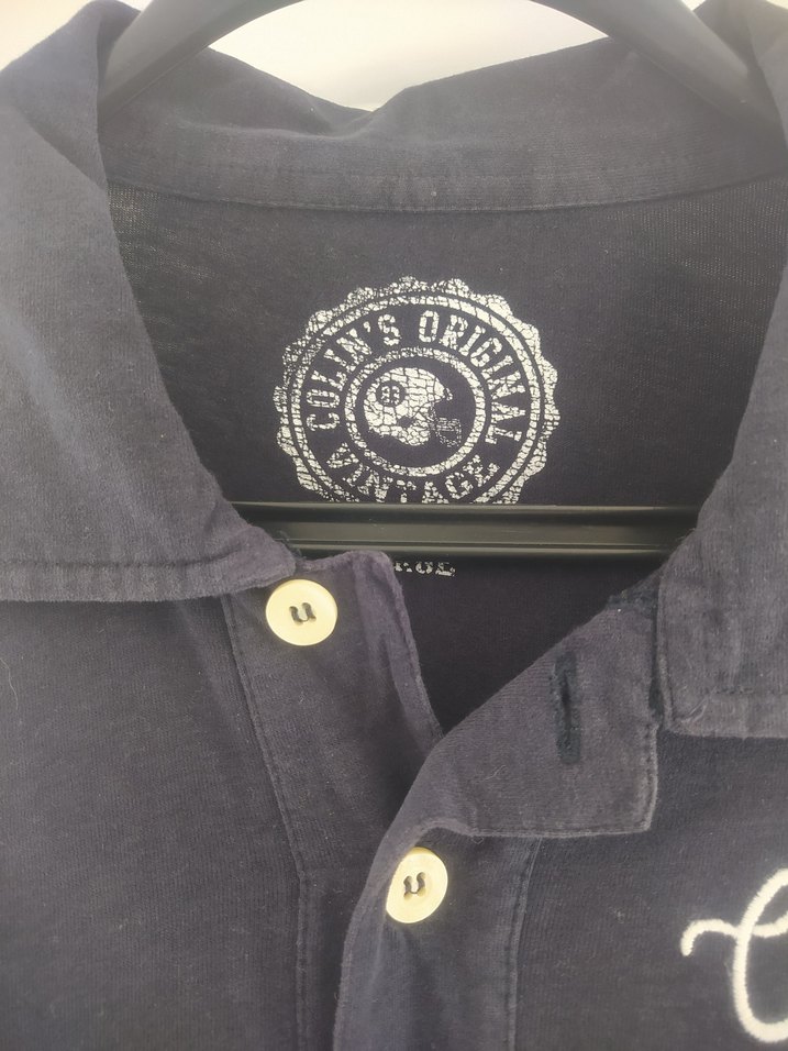 Lacivert Erkek Uzun Kollu Polo Tişört - Görsel 3