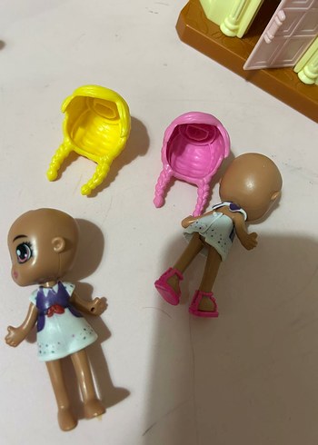 Pastel Pembe Oyuncak Bebek Evi - Görsel 4