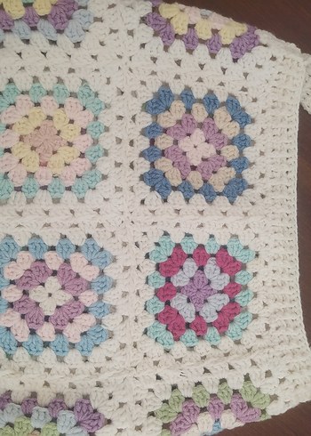 Renkli Örgü Bohem Kadın Çanta - Görsel 4