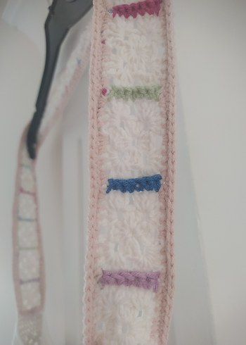 Bohem Çok Renkli Örgü Kadın Çanta - Görsel 4