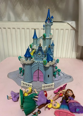 Renkli Prenses Figürleri ve Kale Oyuncak Seti - Görsel 3