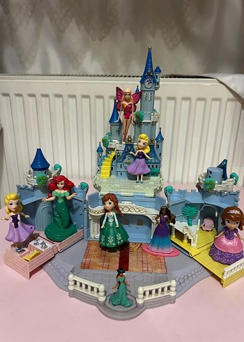 Renkli Prenses Figürleri ve Kale Oyuncak Seti - Görsel 6