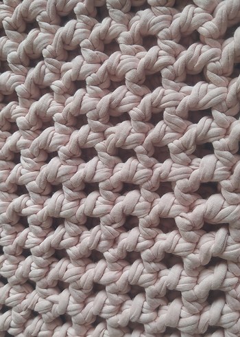 Bej Örgü Kadın Çanta - Görsel 3