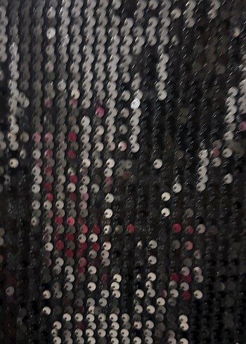 Siyah Payetli Mini Abiye Elbise - Görsel 9