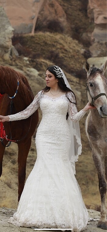 Balık model gelinlik - Görsel 2