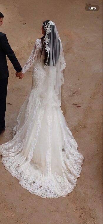 Balık model gelinlik - Görsel 3