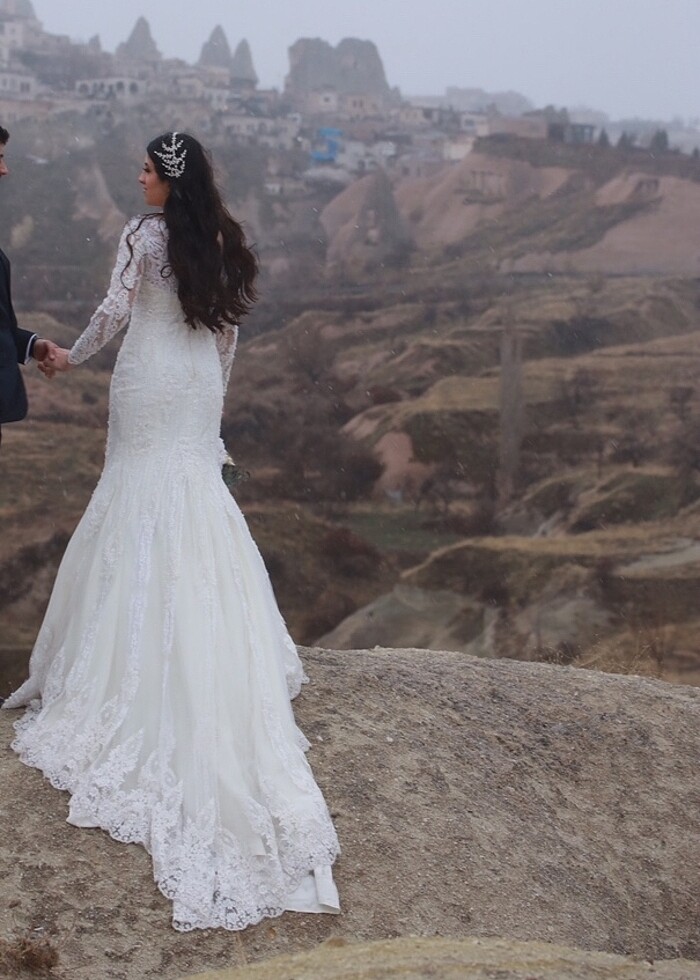 Balık model gelinlik - Görsel 4