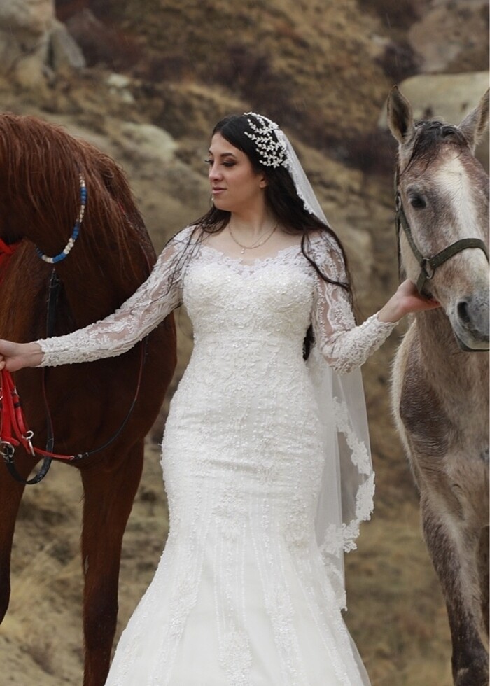 Balık model gelinlik - Görsel 2