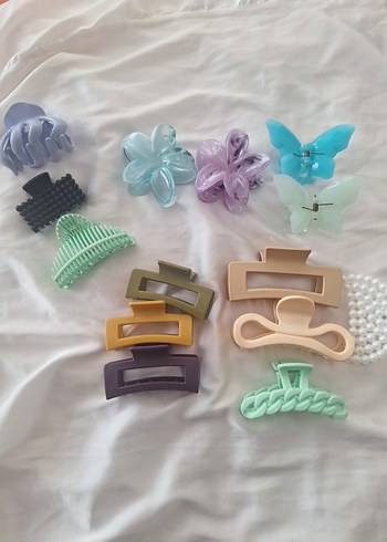 Pastel Renkli Elastik Plastik Saç Tokaları - Görsel 9