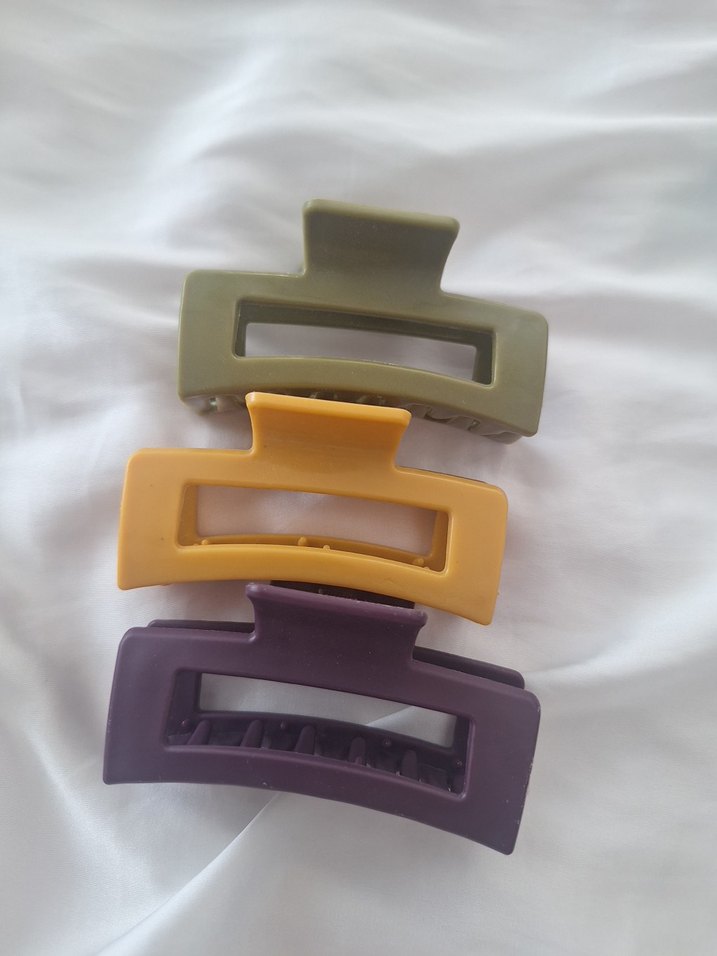 Pastel Renkli Elastik Plastik Saç Tokaları - Görsel 5