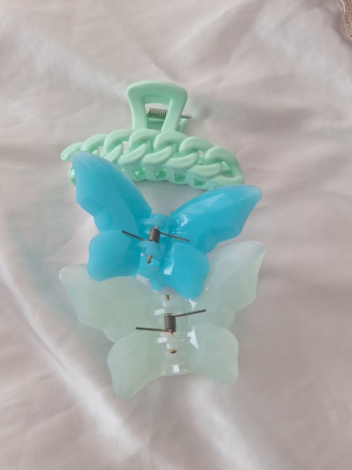 Pastel Renkli Elastik Plastik Saç Tokaları - Görsel 4