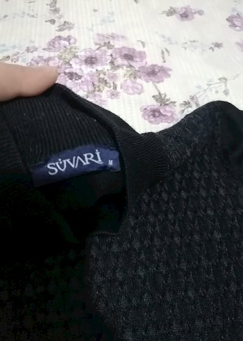 Siyah Erkek Örgü Salaş Kazak - Görsel 5