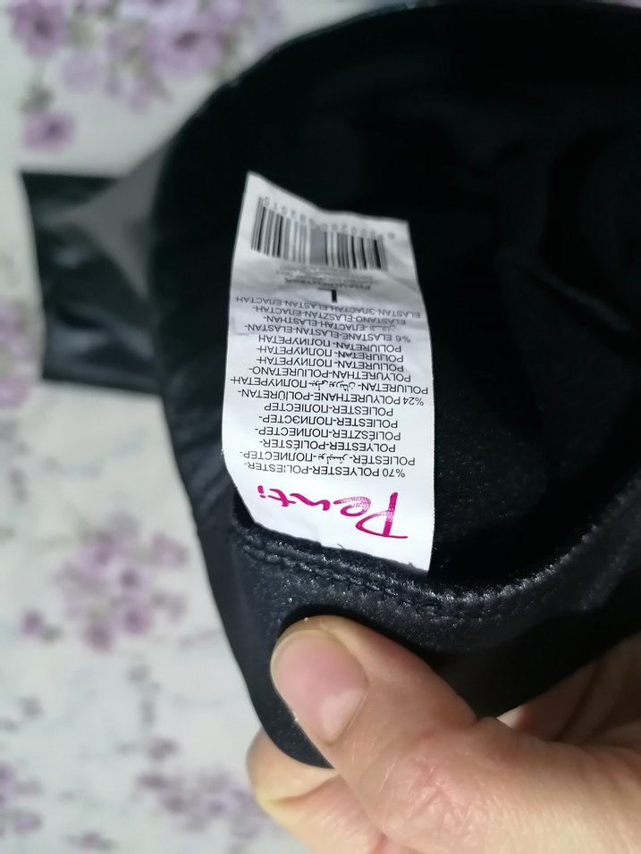 Siyah Deri Görünümlü Kadın Tayt - Görsel 4