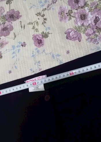 Mor Kadın Kumaş Pantolon Pilili - Görsel 3