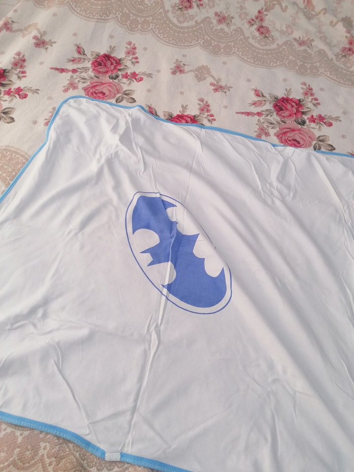 Çocuklar için beyaz baskılı battaniye - Görsel 3