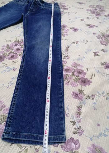 Kadın Mavi Denim Midi Boy Regular Fit Jean - Görsel 3