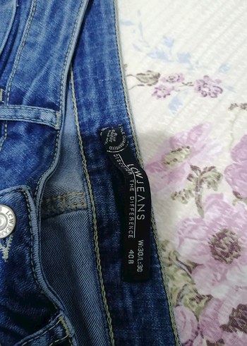 Kadın Mavi Denim Midi Boy Regular Fit Jean - Görsel 5