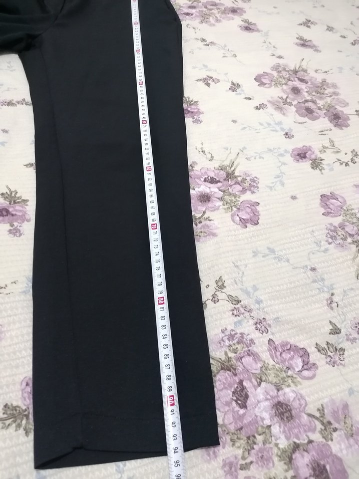 Mor Düğmeli Kadın Kumaş Pantolon - Görsel 5