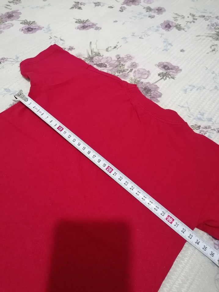 Erkek Çocuk Kırmızı Baskılı Tişört - Görsel 3