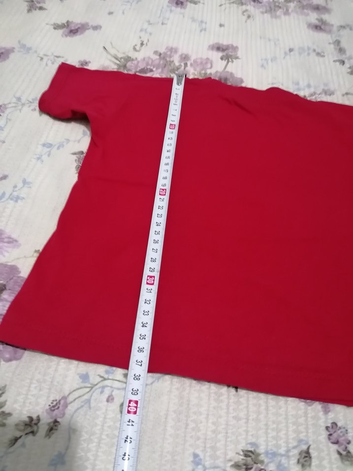 Erkek Çocuk Kırmızı Baskılı Tişört - Görsel 4