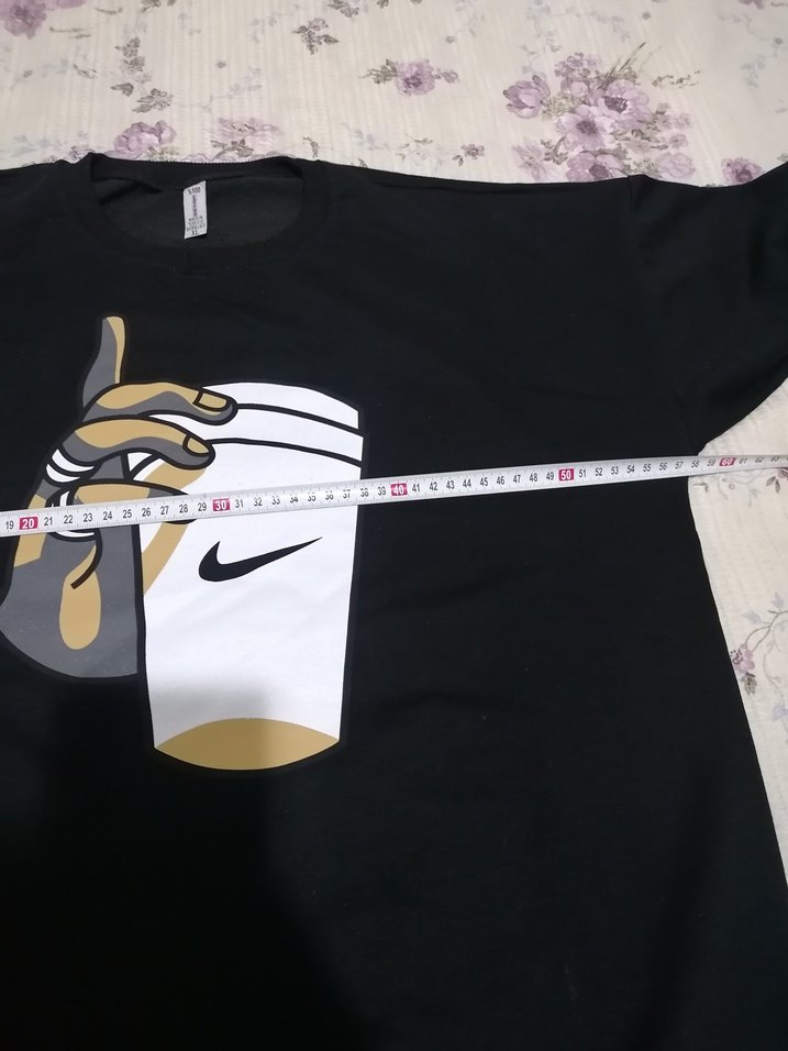 Kız Siyah Baskılı Rahat Eşofman Takımı - Görsel 5