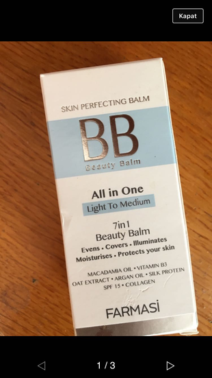 Diğer Farmasi bb cream