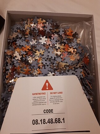  Beden Renk Puzzle 1000 parça