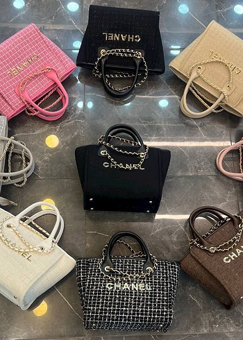 Zincir Detaylı Çok Renkli Deri Kadın Çanta - Görsel 8