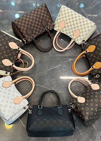 Zincir Detaylı Çok Renkli Deri Kadın Çanta - Görsel 3