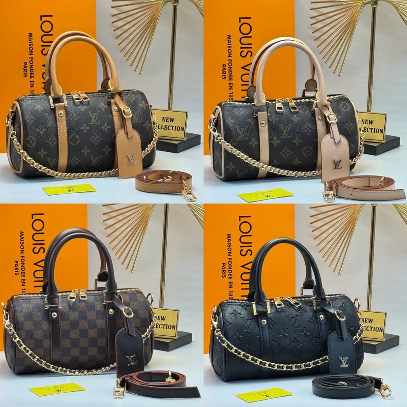 Zincir Detaylı Çok Renkli Deri Kadın Çanta - Görsel 4