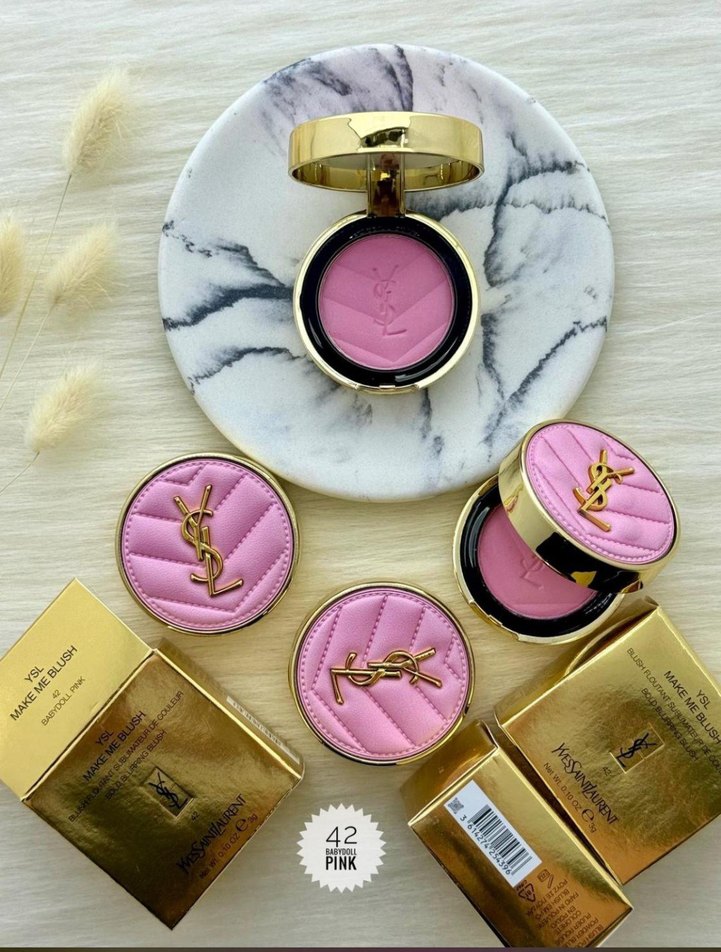 Yves Saint Laurent Parlak Pembe Allık - Görsel 2