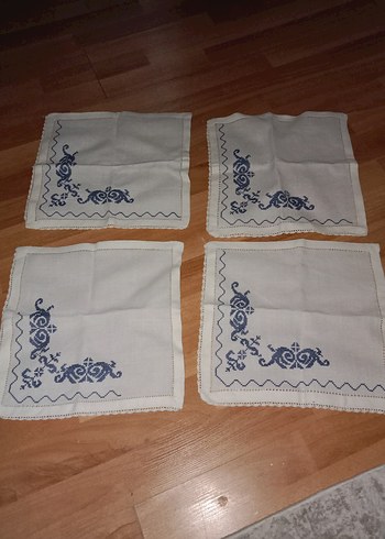 Nakışlı Beyaz Masa Örtüsü - Görsel 3