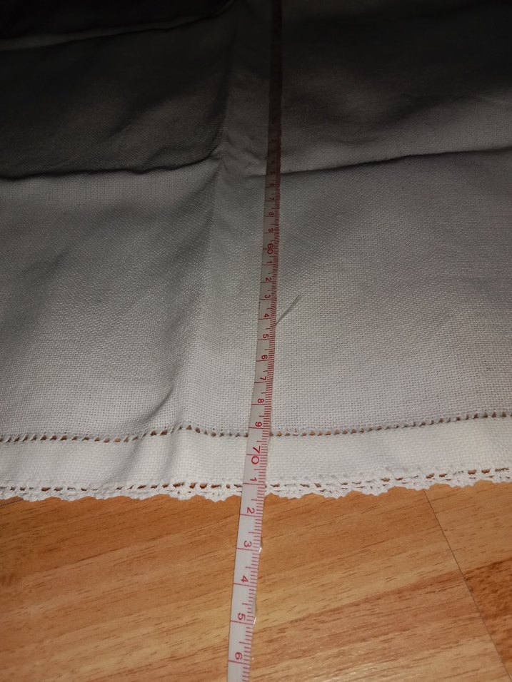 Nakışlı Beyaz Masa Örtüsü - Görsel 5