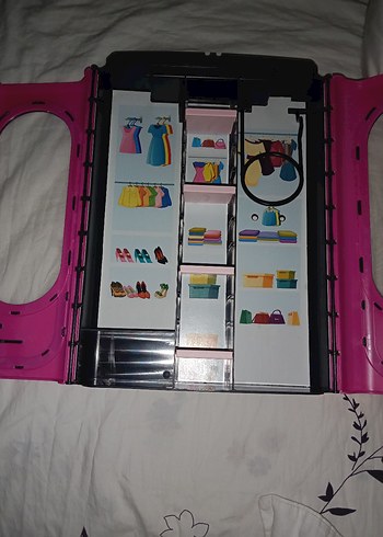 Kız Çocukları İçin Pembe Oyuncak Dolap - Görsel 2